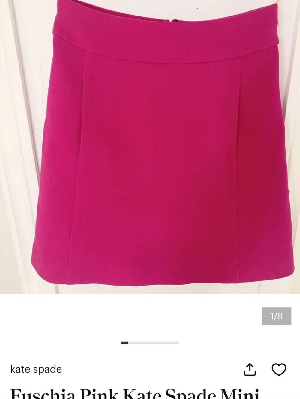 Kate Spade Fuchsia Pink Skirt